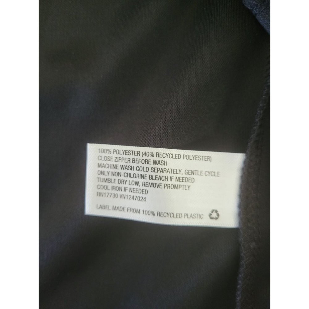 Women's Track Zip-up Jacket Wild Fable Black Size L Large Jacket Only - Picture 6 of 7